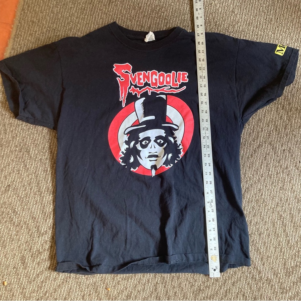 Svengoolie The Original Chicken Thrower Me TV Black Jerzees Tee XL